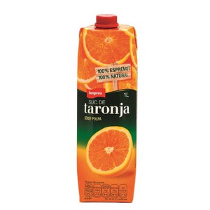 BONPREU Suc de taronja sense polpa en cartró