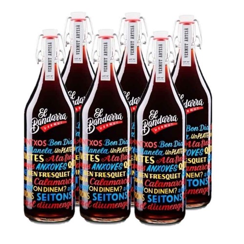 EL BANDARRA Caixa 6u. de vermut negre