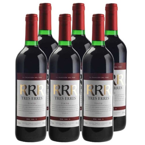 RRR Caixa de vi negre de taula