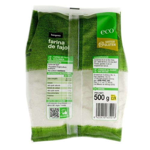 BONPREU Farina de fajol sense gluten ecològica