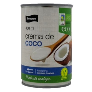 BONPREU Llet de coco cremosa ecològica