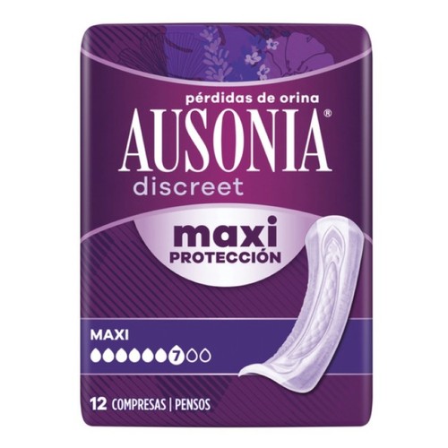 AUSONIA DISCREET Compresa de nit maxi per a incontinència