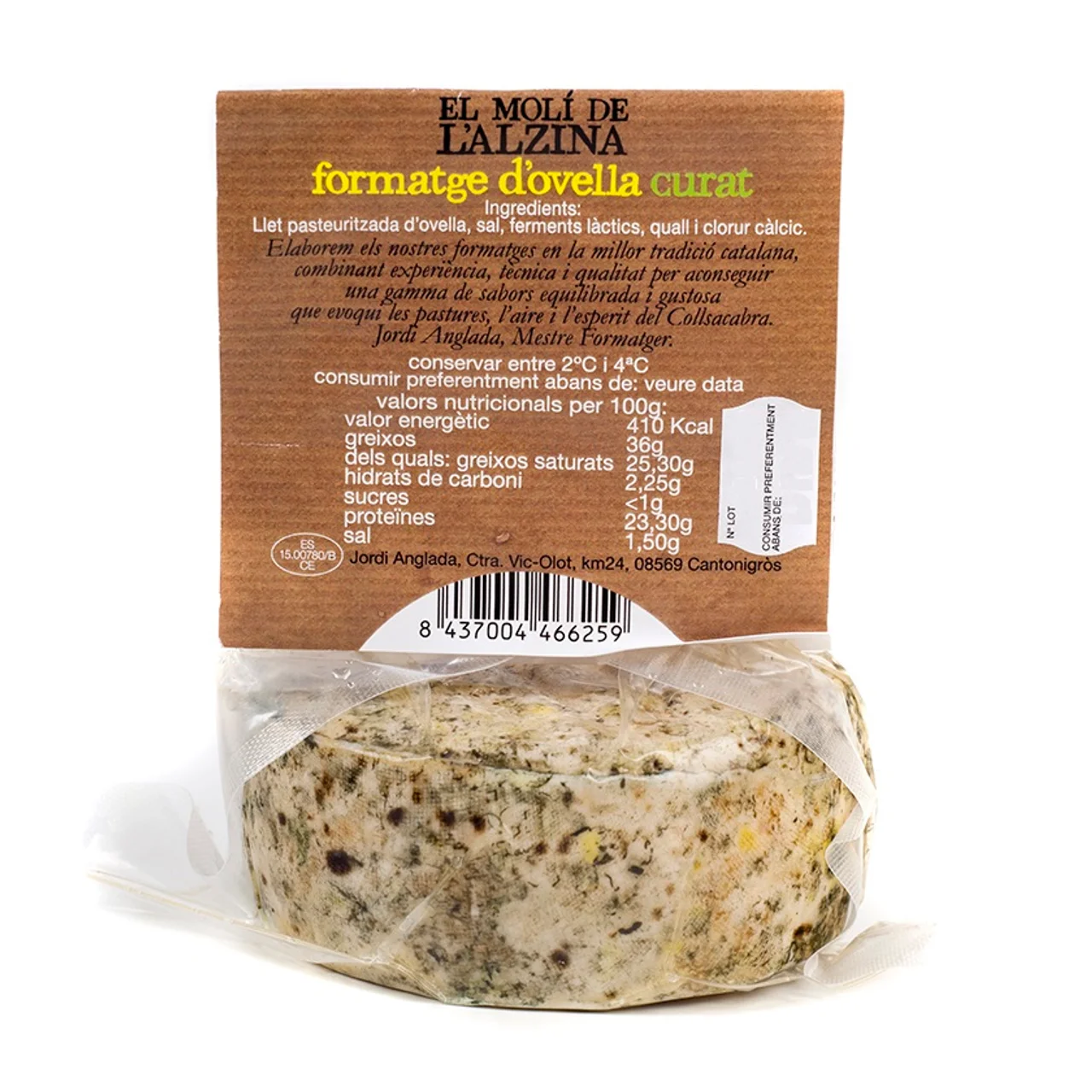 Queso curado de oveja Km0