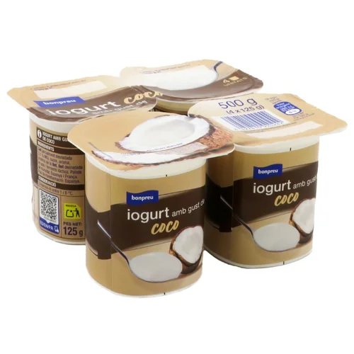 BONPREU Yogur con sabor a macedonia