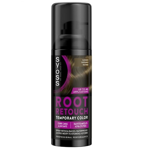 SYOSS Retoca arrels temporal color castany Root Retouch
