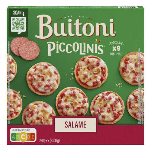 BUITONI Mini pizzes de salami