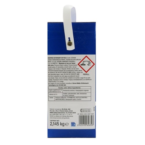 BONPREU Detergent en pols de 33 dosis