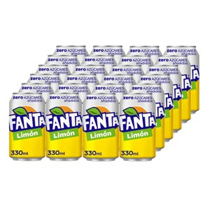 FANTA LLIM. ZER Refresco de limón zero 24x33 cl en lata 7.92L