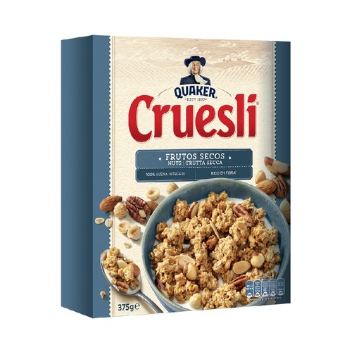 QUAKER CRUESLI Cereals amb fruita seca
