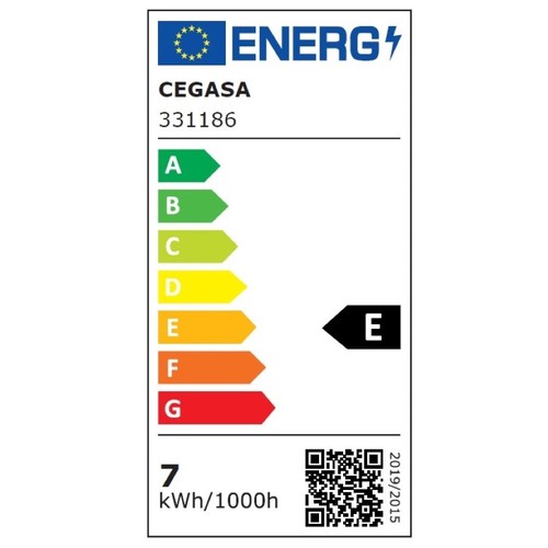 CEGASA Bombeta Led E27 llum càlida 7W-60W
