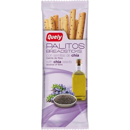 QUELY Bastonets de pa amb llavors de xía