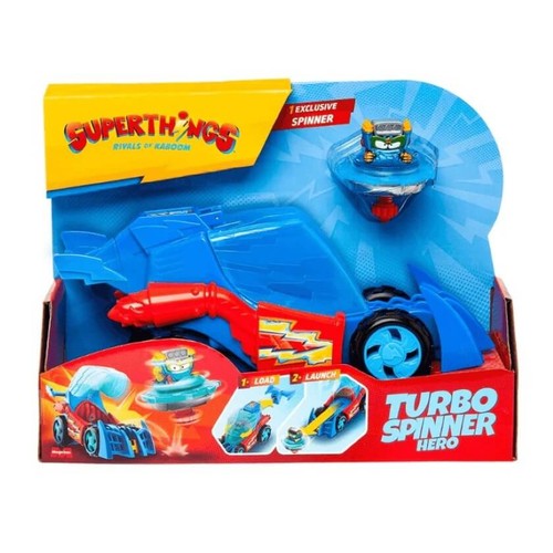 SUPERTHINGS Vehicle + Figura Spinner Heroi