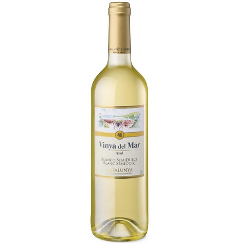 VINYA DEL MAR Vi blanc semi dolç DO Catalunya