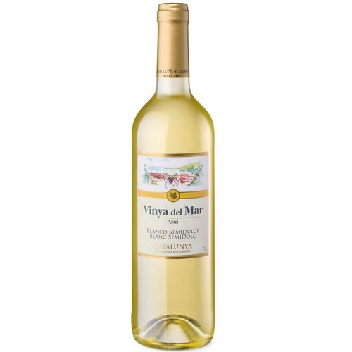 VINYA DEL MAR Vi blanc semi dolç DO Catalunya