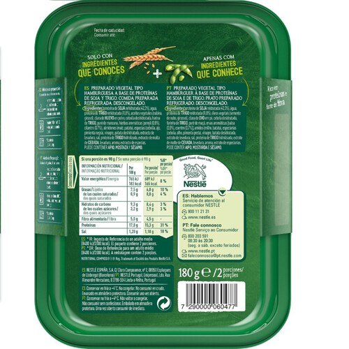 GARDEN GOURMET Burger deluxe vegetarià