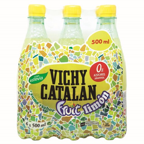 VICHY CATALAN Aigua amb gas amb suc de llimona 50 cl