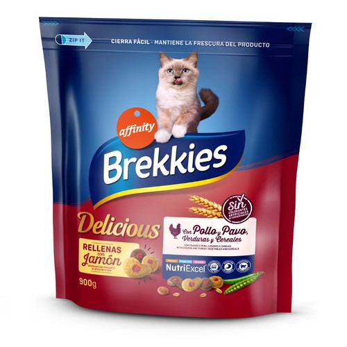 BREKKIES Menjar d'aus i verdures per a gat