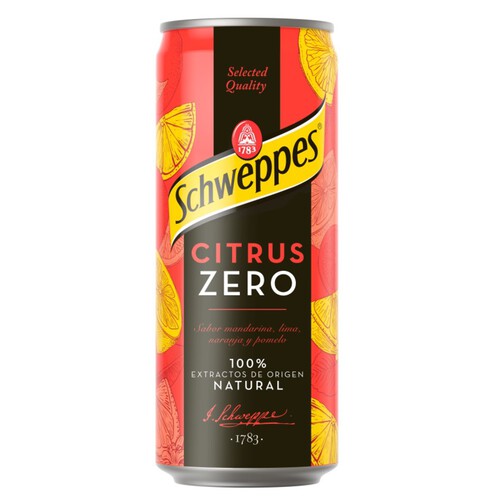 SCHWEPPES Refresc Citrus Zero en llauna