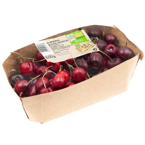  Cireres ecològiques Km0 en safata de 500 grams