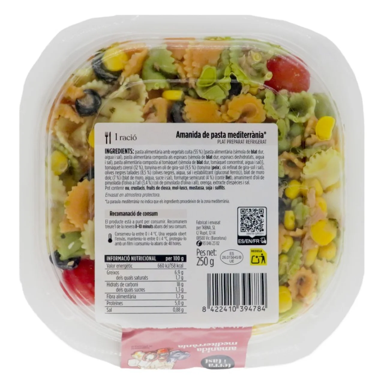TERRA I TAST Ensalada mediterránea