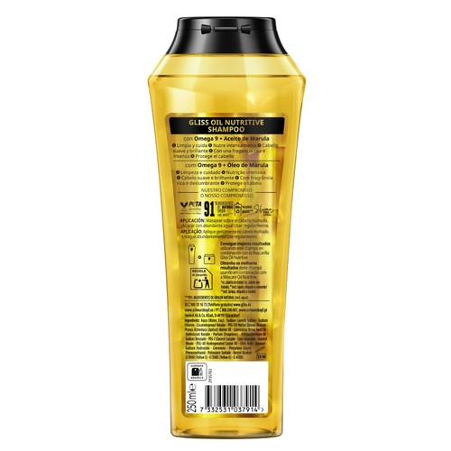 GLISS Xampú Oil Nutritive