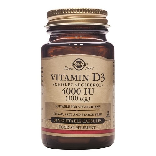 SOLGAR Vitamina D3 4000IU