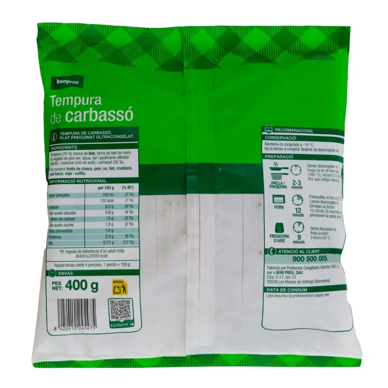 BONPREU Tempura de calabacín