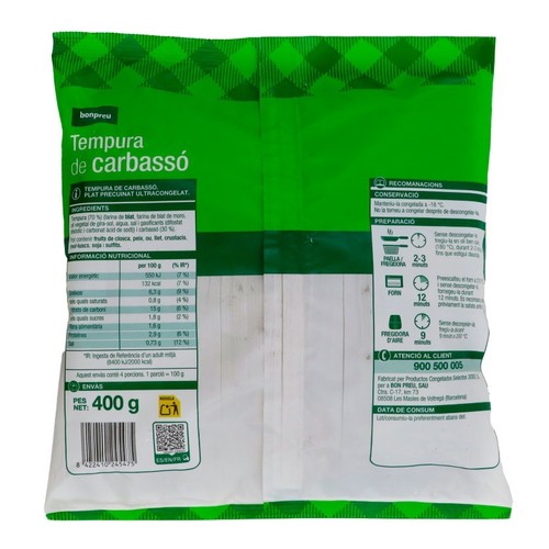 BONPREU Tempura de carbassó