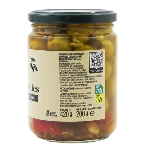 BONPREU Olives adobades sense pinyol