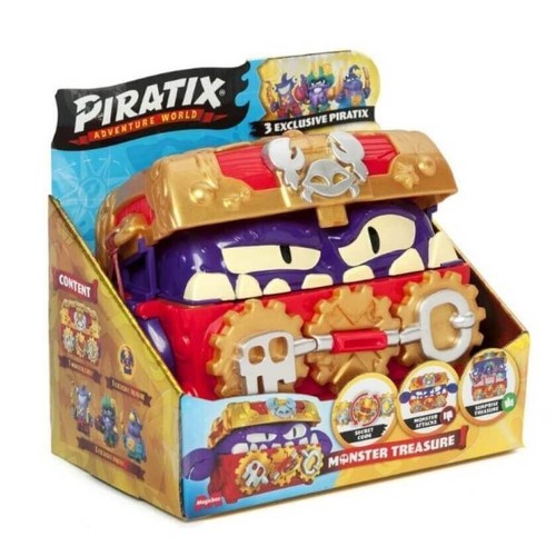 PIRATIX Tresor sorpresa amb cofre interactiu i figures