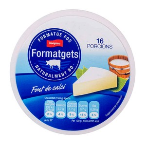 BONPREU Queso fundido en porciones para untar