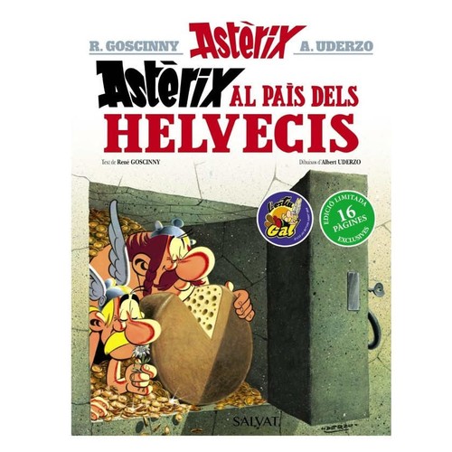 ED. SALVAT Llibre Astèrix al país dels helvecis