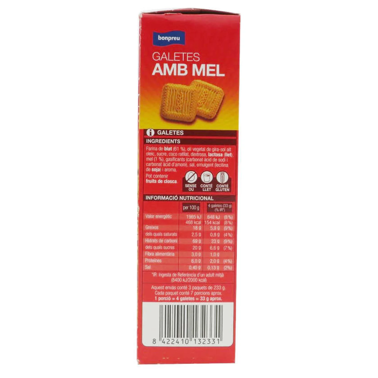 BONPREU Galletas con miel