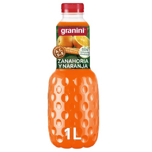 GRANINI Beguda base suc de pastanaga i taronja en ampolla