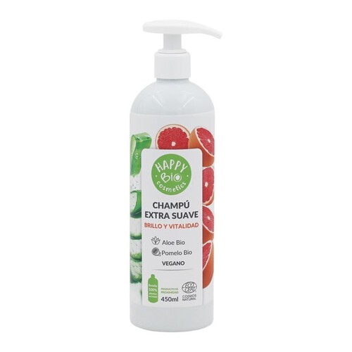 HAPPYBIO Xampú i condicionador d'aranja i aloe ecològic