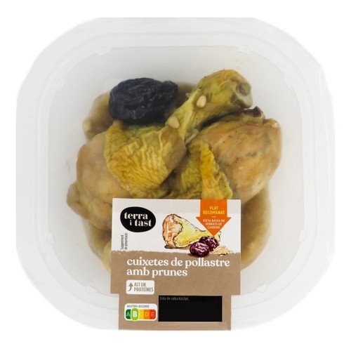 TERRA I TAST Cuixetes de pollastre amb prunes