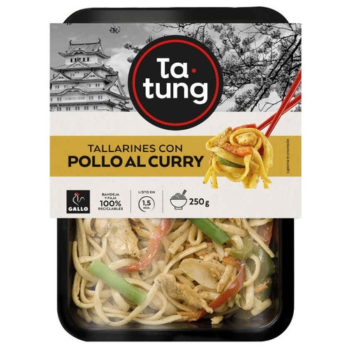 TA-TUNG Tallarines amb pollastre al curry