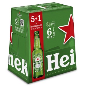 Imagen de HEINEKEN Cervesa holandesa suau 6 x 25 cl en ampolla