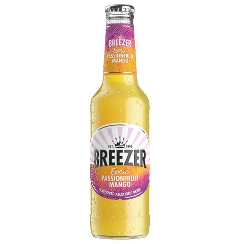 BREEZER Combinat de mango i fruita de la passió en ampolla
