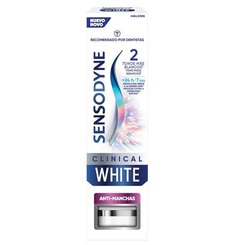 SENSODYNE Pasta dentifrícia anti-taques Clinical White