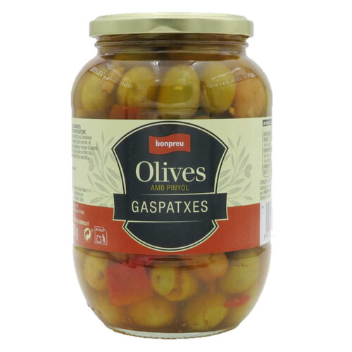 BONPREU Olives gaspatxes amb pinyol