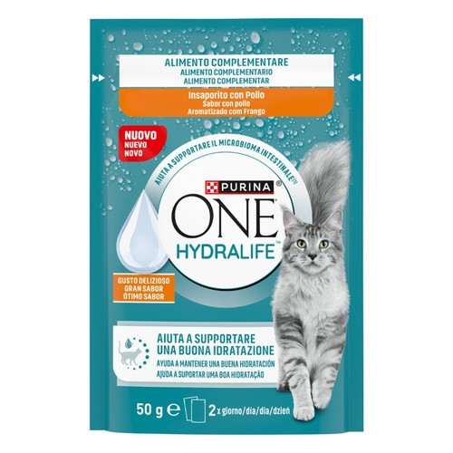 PURINA ONE Snack de pollastre Hydralife per a gat