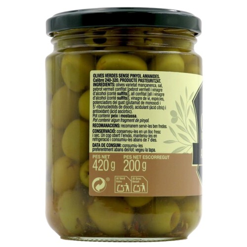 BONPREU Olives sense pinyol adobades