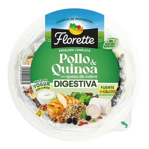 FLORETTE Amanida amb pollastre i quinoa