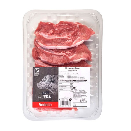 BONPREU DE L'ERA Bistec vedella llata