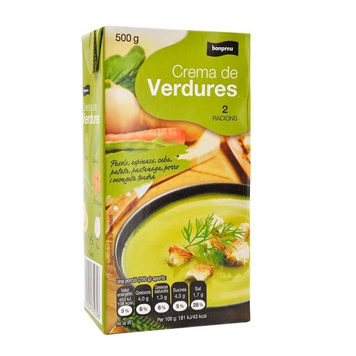 BONPREU Crema verdures