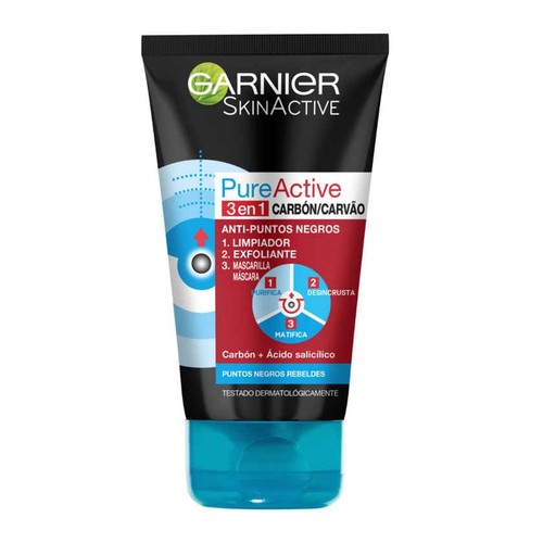 GARNIER Gel facial carbó