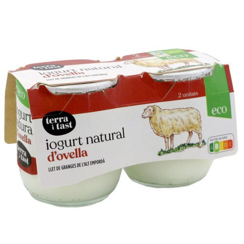 TERRA I TAST Iogurt natural d'ovella ecològic