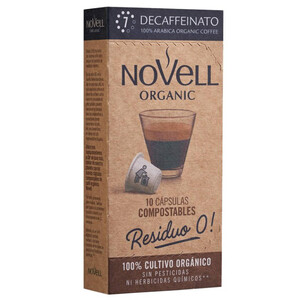 Imagen de NOVELL Càpsules de cafè descafeïnat ecològiques