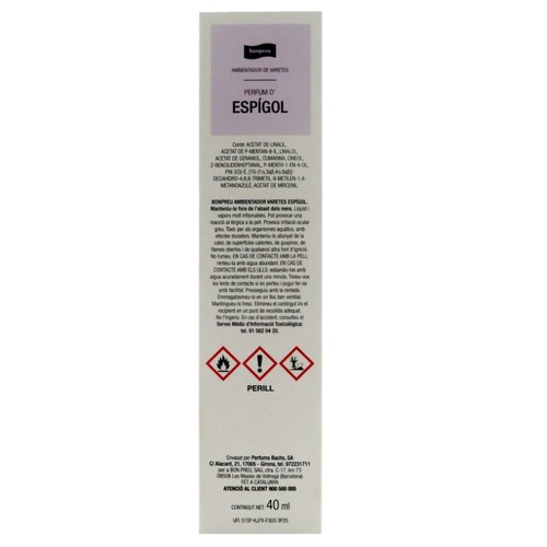 BONPREU Ambientador varetes perfum espígol
